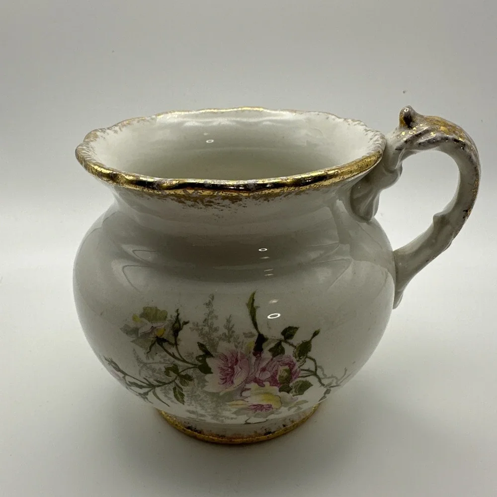 Antique Knowles, Taylor & Knowles (K.T. & K. Co.),  Porcelain Shaving Mug